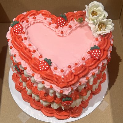 6” Heart Cake 