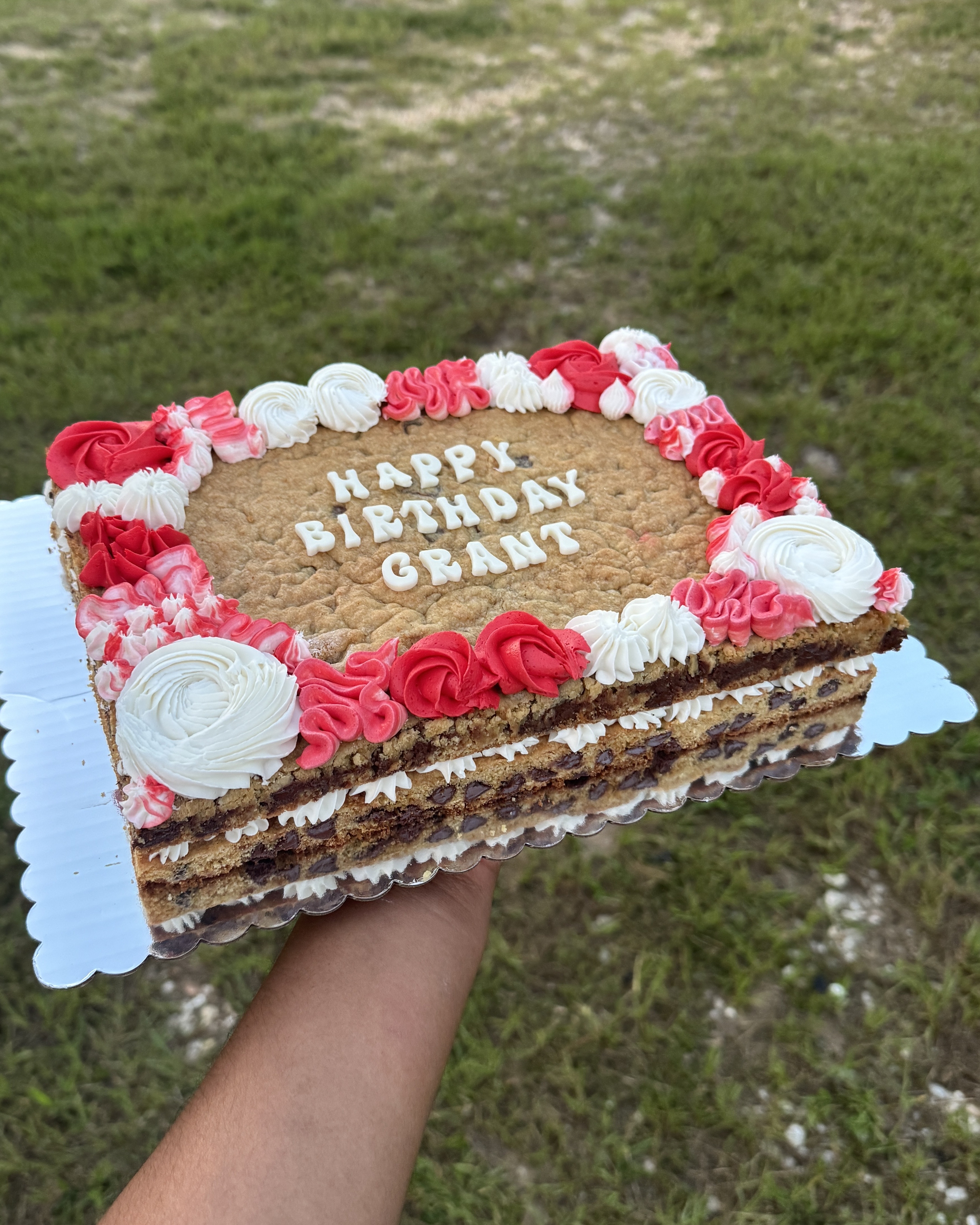 Medium Double layered Cookie Cake