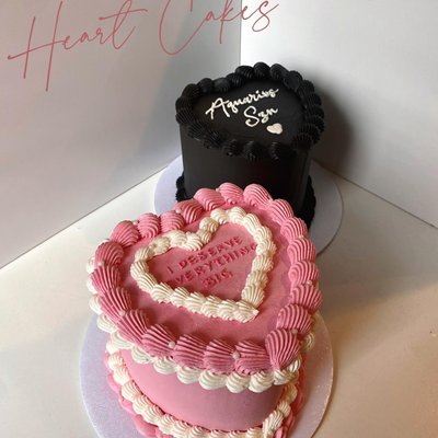 6” Heart Cake 