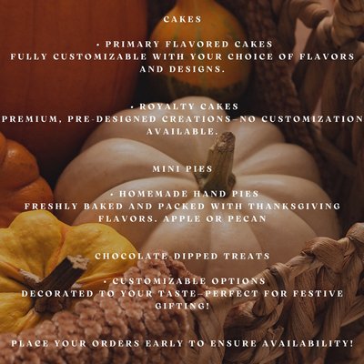 Thanksgiving Specials