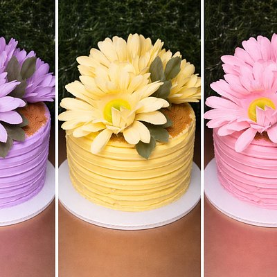 Mom’s Flower pot Cake 