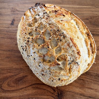 Everything Bagel Seasoning & Asiago Sourdough Bread
