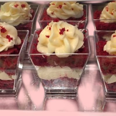 Red Velvet Cheesecake Cup