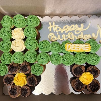 Custom Shaped Cupcake “cake”