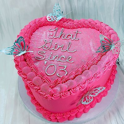 10” Heart Cake (24 Servings)