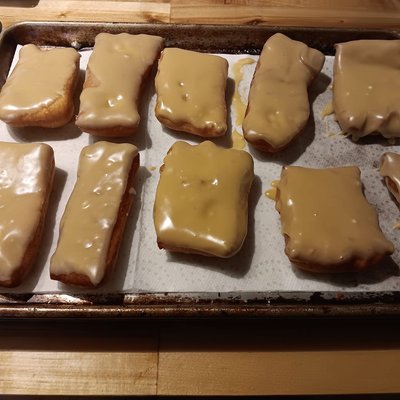 Homemade Long John’s Plain Or Bavarian Cream Filled 
