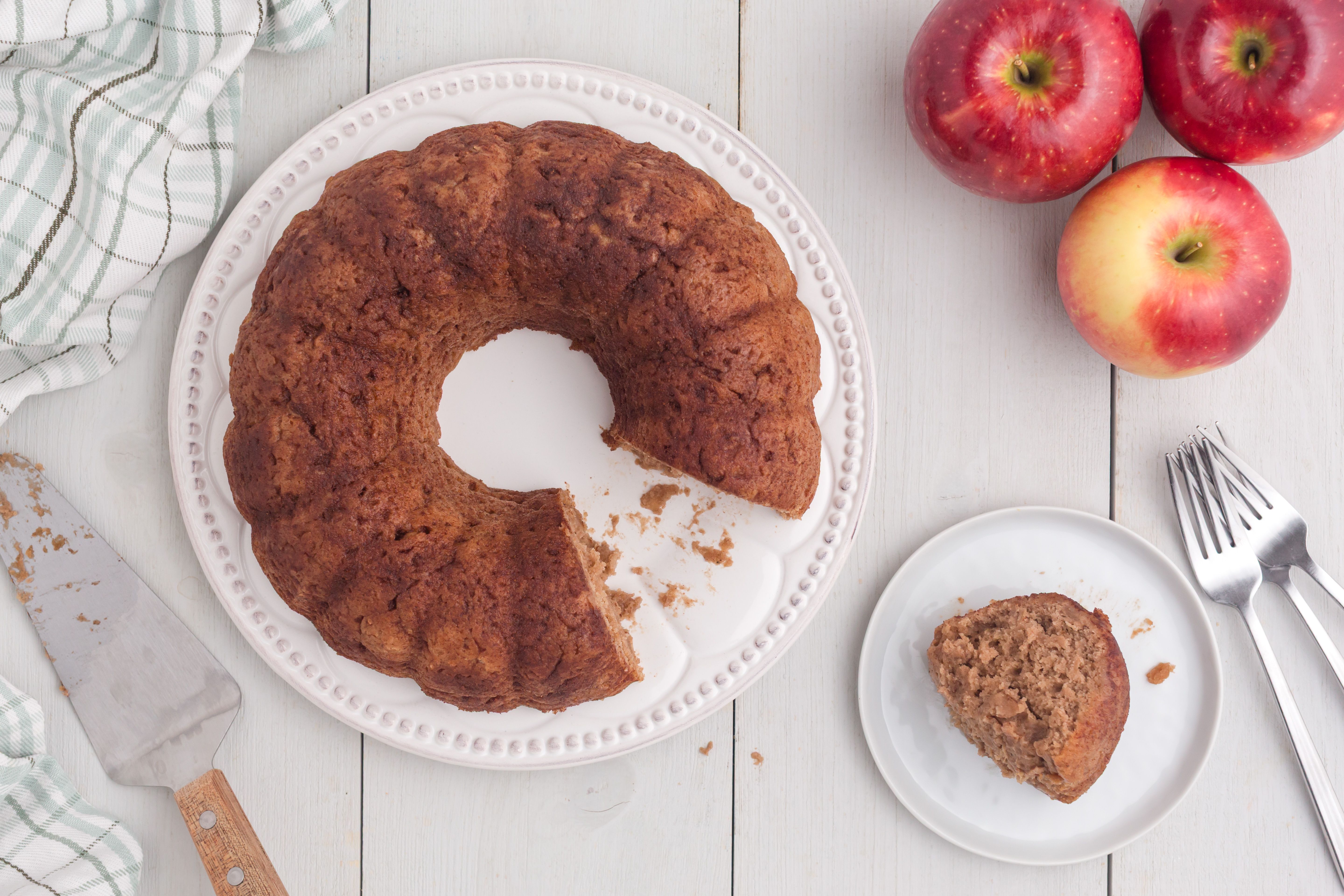 Apple Or Peach Cinnamon Sugar Bundt Cake