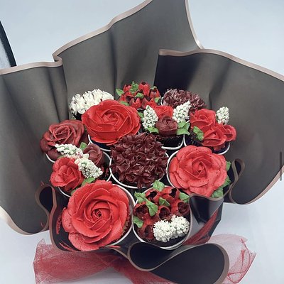 Floral Cupcake Bouquet 