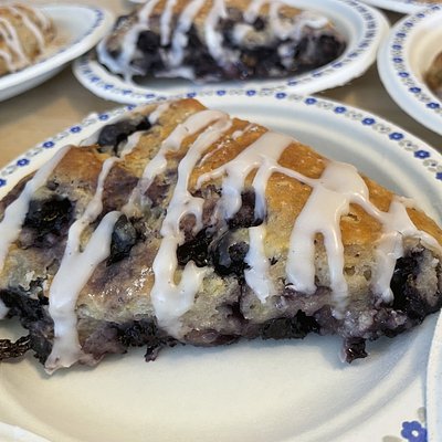 Sourdough Scones - Lemon/Saskatoon Berry (4)