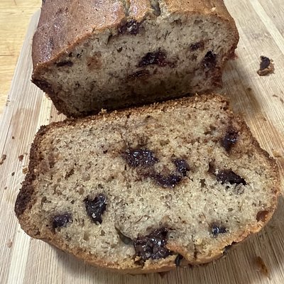 Banana Chocolate Chip Loaf 