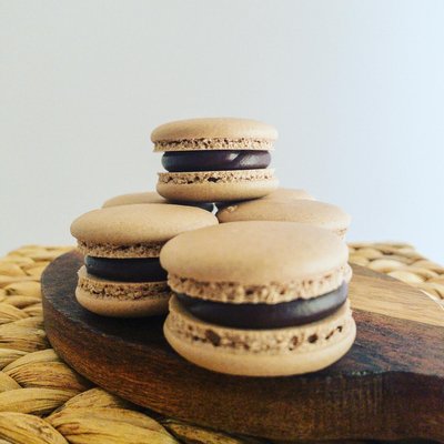 Chocolate Raspberry Macarons ( 30 pcs.) 