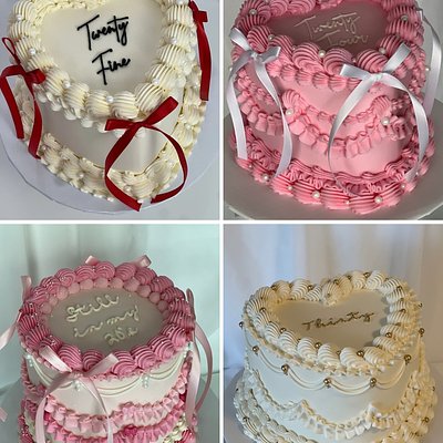 Customizable Vintage Cake