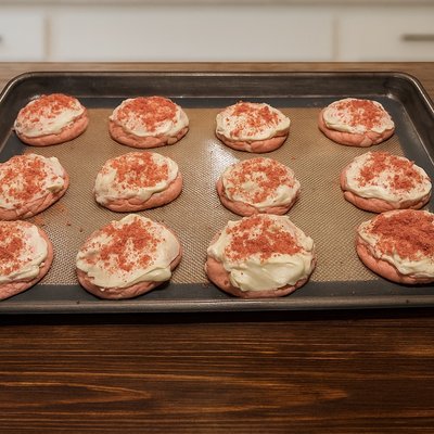 Strawberry Shortcake Crunch Cookies