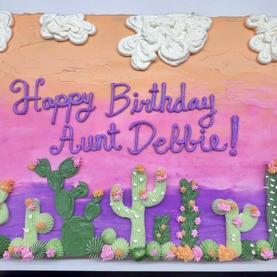 Custom Chocolate Chip Cookie Cake