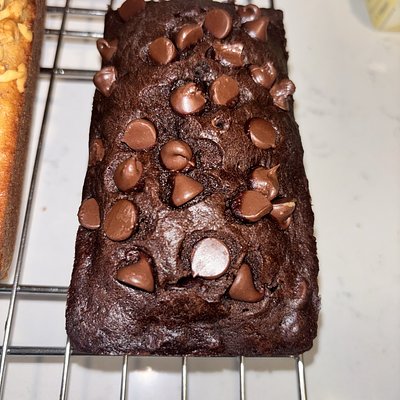 Double Chocolate Chip Banana Bread Mini