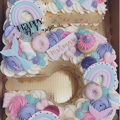 Single Number Cake - Large 