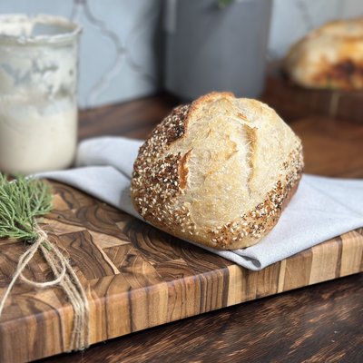 Everything Bagel Sourdough Loaf