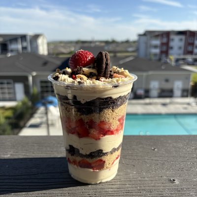 Oreo Strawberry Cheesecake Cup