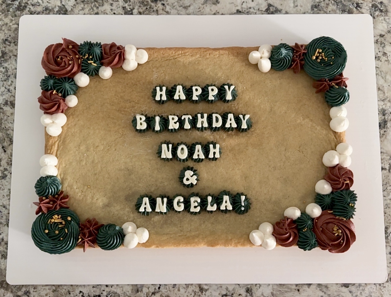 10x15 Sheet Cookie Cake