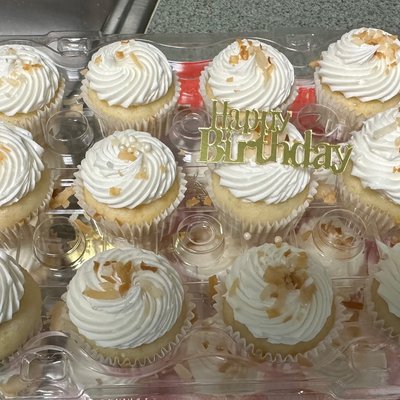 Mini 12 Ct Coconut cupcakes 