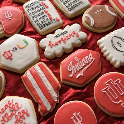 INDIANA HOOSIERS Sugar Cookies