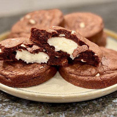 Red Velvet Cream Cheese Stuffed Cookie (Minimum Order of 6)