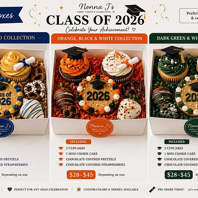 Graduation Dessert Boxes