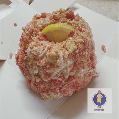 Strawberry Lemon Crunch Mini Bundt