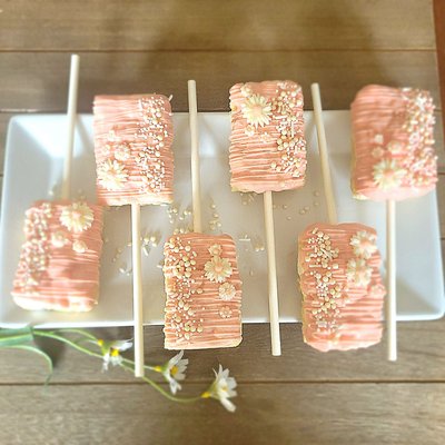 Chocolate Covered Rice Krispie Treats (12)