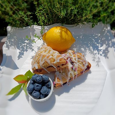 Lemon Blueberry Scones Order Of 8