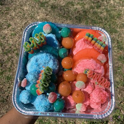 Pineapple And Grape Split Tray