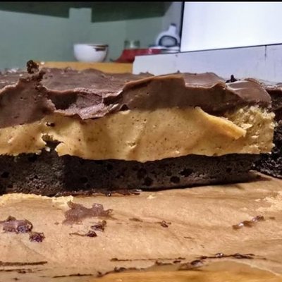 Peanut Butter Ganache Brownie