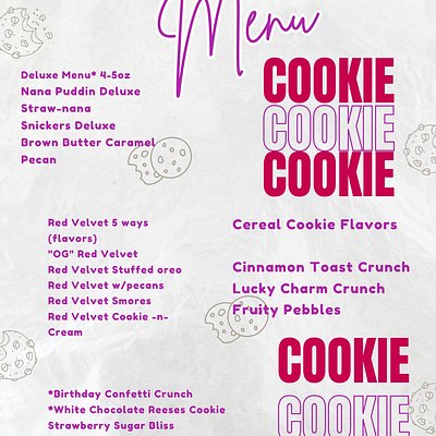 Cookie Bundle of 6 mixed or 12 mixed