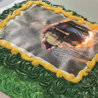 Burn Away Sheet Cake