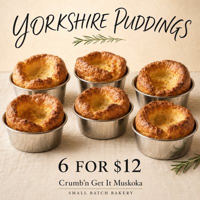 Yorkshire pudding X6