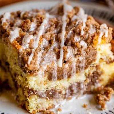 Cinnamon Strudel Coffee Cake 9 Inch Round