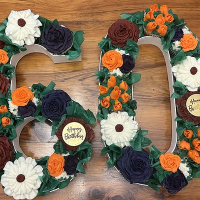 2 Floral Numbers Or Letters 