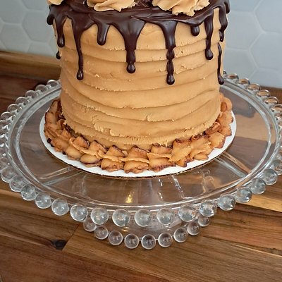 Peanut Butter Chocolate Brownie Cake 