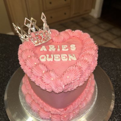 6inch 2 Layer Heart Cake
