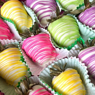 White Chocolate Dipped Strawberries