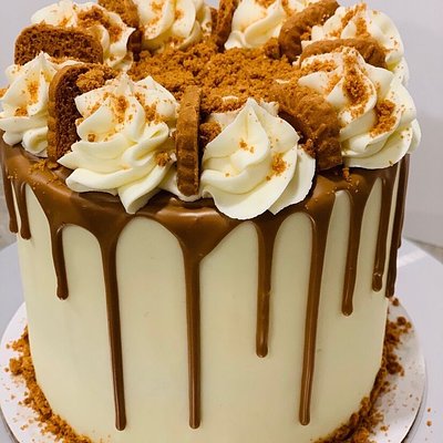 6 Inch Caramel Biscoff 