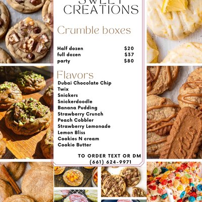Crumble Cookie Boxes 