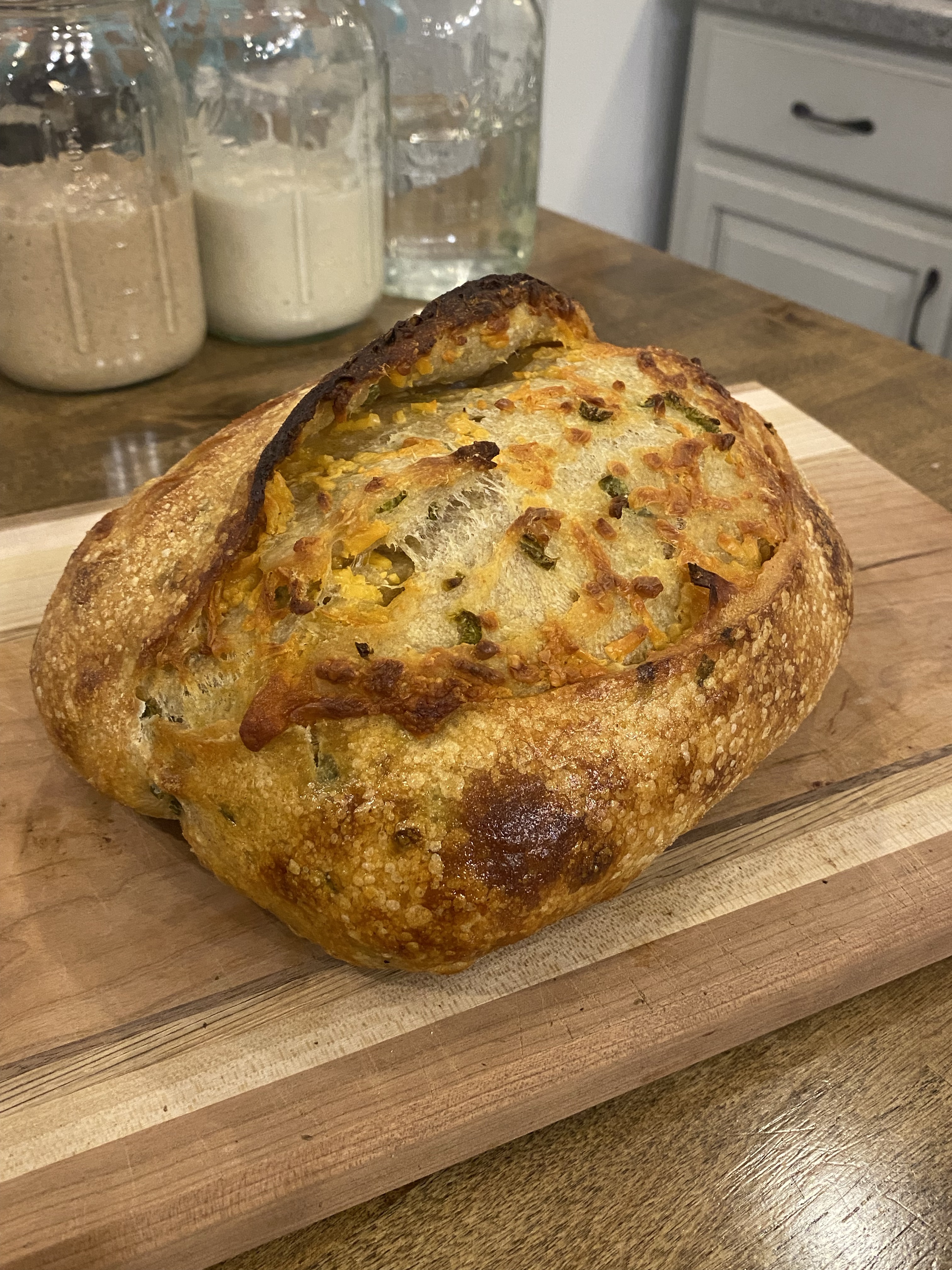 Jalapeño Cheddar Sourdough 