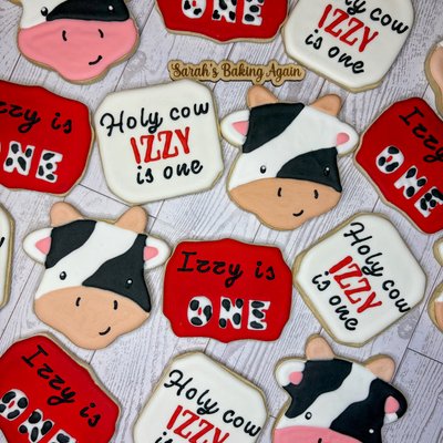 12 Custom Sugar Cookies 