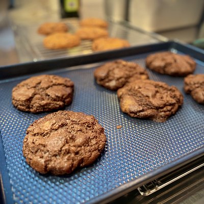 Chocolate Chocolate Cookies 