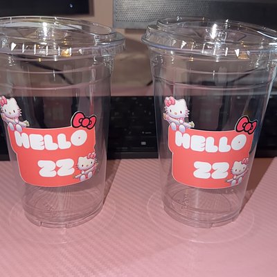 Custom Cups Foam/Clear
