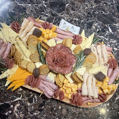 Large. Meat & Cheese. Board 