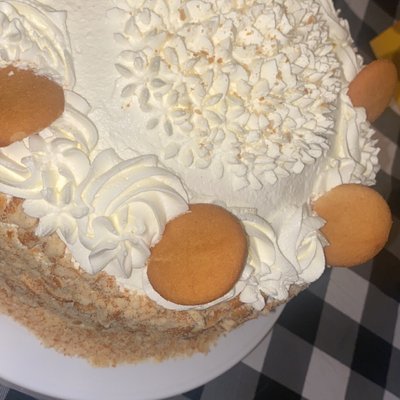 Banana Pudding Crunch Cake 🍌🎂