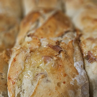 Camembert Bacon Sourdough Bread 