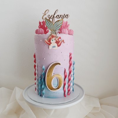 6” Double Barrel Cake